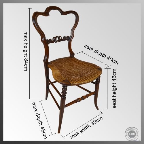 fig 1. Antique Chair Dining Office Hall Desk Bedroom c1840