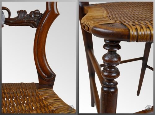 fig 2. Antique Chair Dining Office Hall Desk Bedroom c1840