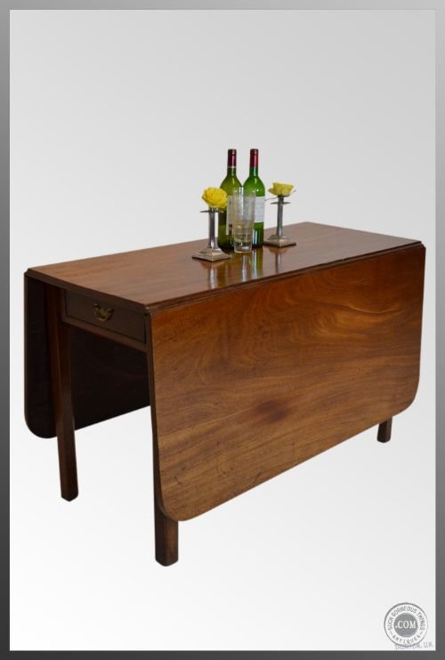 Drop Leaf Gate Leg Dining Table Georgian Antique C1790
