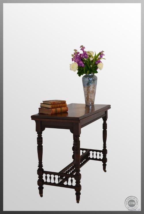 Antique Folding Games Card Table James Shoolbred C1900