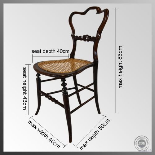 fig 1. Antique Chair Dining Office Hall Desk Bedroom c1840