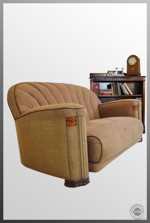 Sofa 2 or 3 Seater Antique Art Deco Couch Settee Chair
classic Design C1930 Original Free Delivery to Most UK