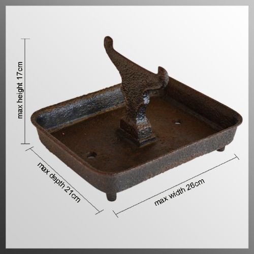 fig 1. Antique Boot Pull Shoe Mud Scraper Cast Iron Victorian