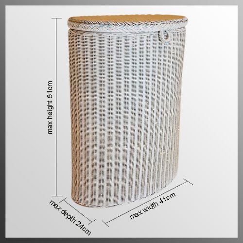 fig 1. Lloyd Loom Antique Linen Washing Basket Art Deco c1930
Classic Design Original W Lusty & Sons