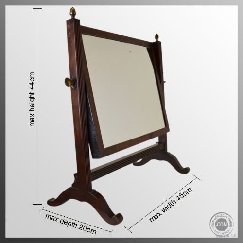 fig 1. Georgian Dressing Vanity Swing Cosmetic Mirror Antique
Bedroom Bathroom English Looking Glass George lll c1800