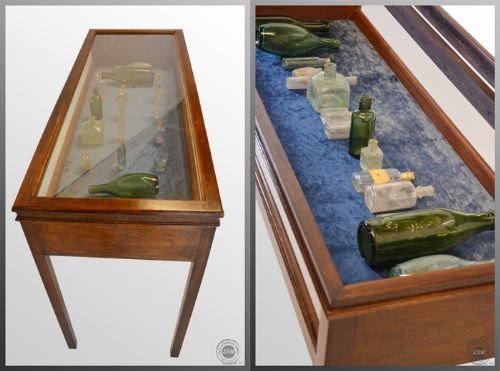 fig 2.
Bijouterie Display Case Glass Cabinet Edwardian Antique
Collectors Specimen or Retail Shop - Large - With Lock