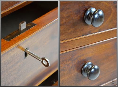 fig 2. Fine Chest Drawers Compact Small Antique Georgian c1800
Quality 4 Drawer Chest in Superb Condition - Rare Size