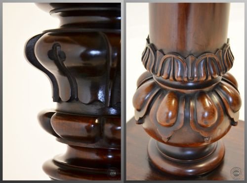 fig 2. Standard Lamp & Shade Large Tall Floor Light Antique