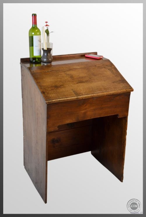 Antique Oak Bureaux Puritan Writing Bureau 18th Century