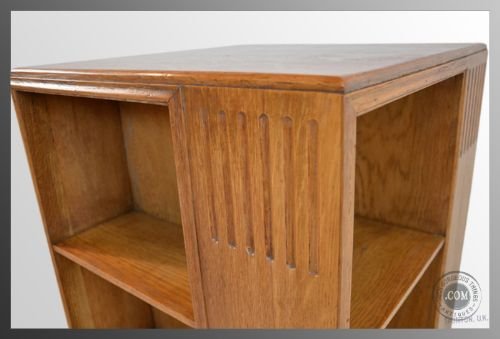 fig 2. Art Deco Revolving Oak Bookcase Fyne Ladye Book Cabinet Henry Stone & Son c1930