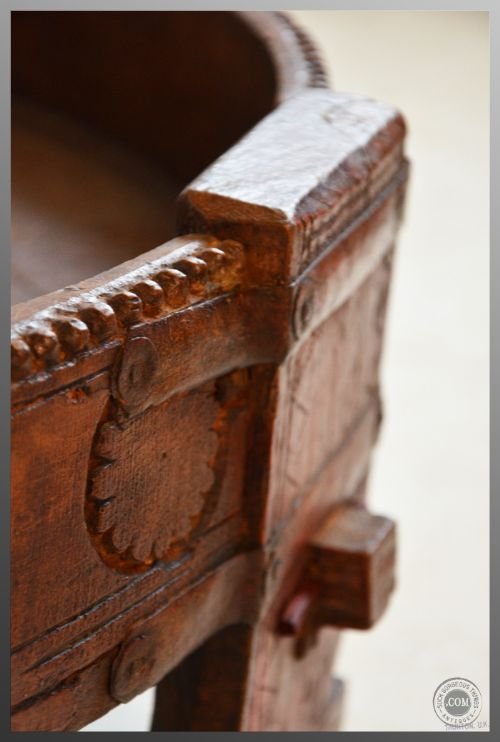 fig 2. Antique Hardwood Coffee Low Occasional Jardiniere Table Oriental c1900