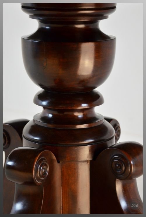 fig 2. Regency Period Antique Breakfast Loo Tilt Top Mahogany Dining Table c1820
