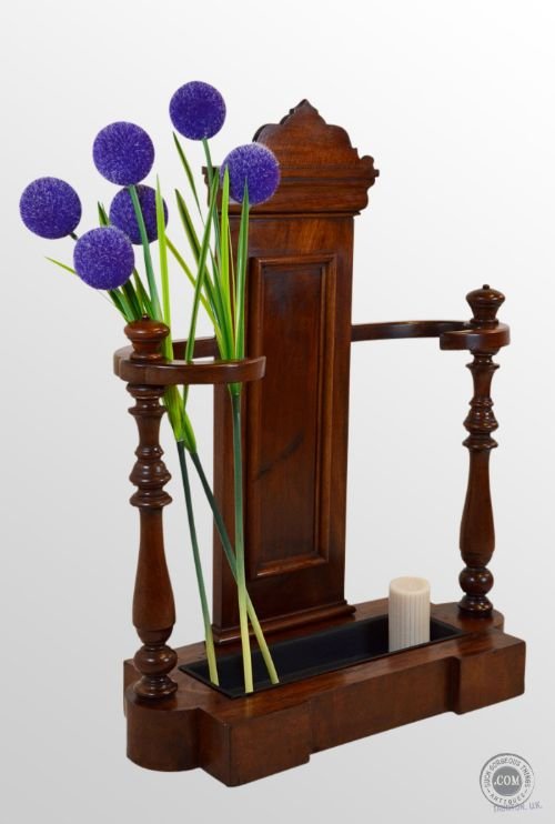 Antique Mahogany Stick & Umbrella Hall Stand C1850