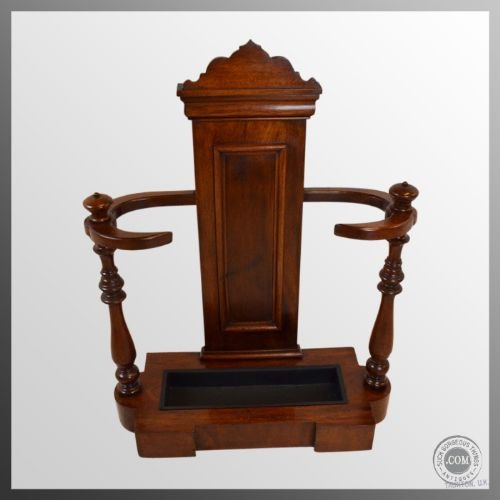 fig 3. Antique Mahogany Stick & Umbrella Hall Stand c1850