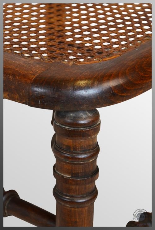 fig 2. Antique Corner Chair Bergere Oak Elbow Bow Armchair c1910