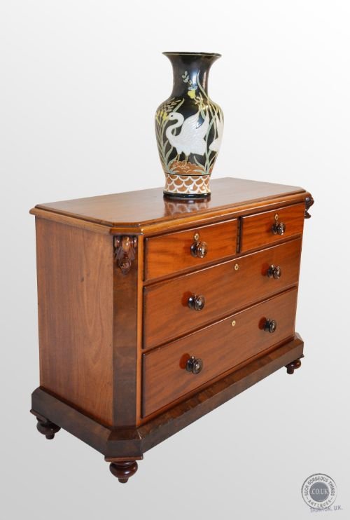 Antique Large Mahogany Chest of Drawers Victorian C1860 Fine Quality
