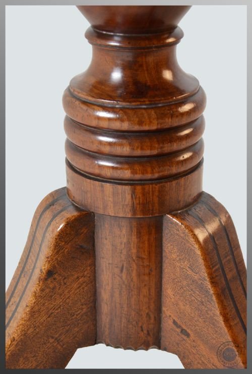fig 2. Georgian Wine Lamp Side Occasional Tilt Tripod Table c1800
