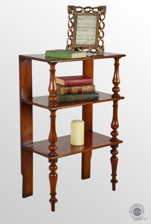 Display Shelf What Not Antique Mahogany Whatnot Open Bookcase C1870