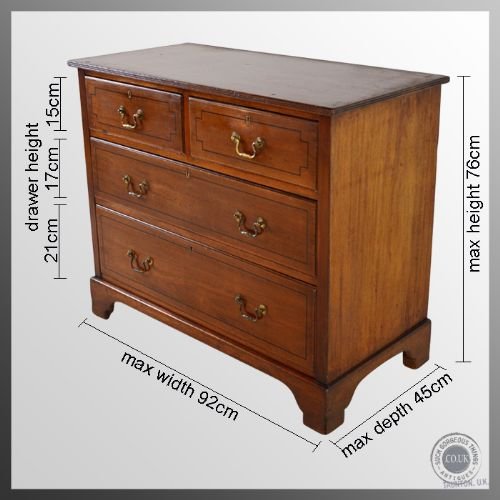 fig 1. Chest of Drawers Antique Mahogany c1880