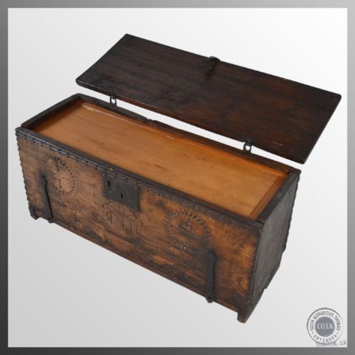 fig 3. Antique Set of Specimen Drawers Collectors Chest Cutlery Flatware Canteen c1920