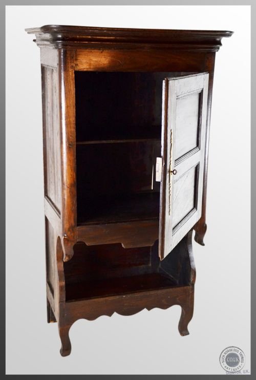 fig 3. Antique French Provincial Oak Kitchen Pantry Storage Cabinet Cupboard c1800