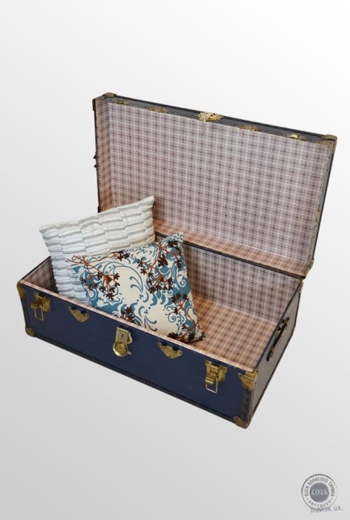 Vintage Travel Shipping Trunk Case by Overpond C1920