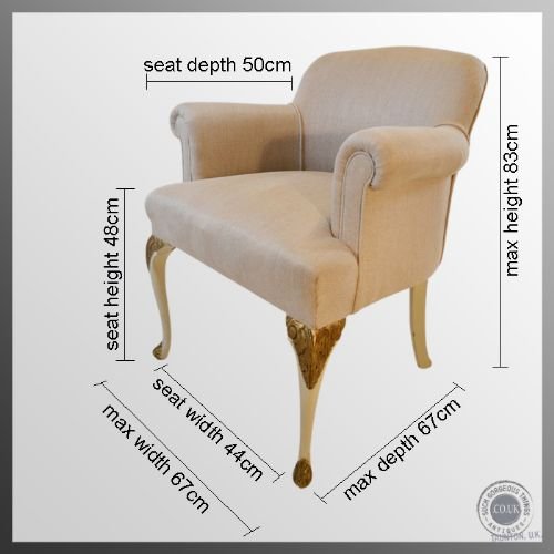 fig 1. Antique Upholstered Bedroom Hall Salon Study Chair Armchair c1890