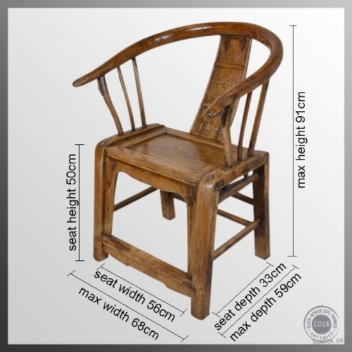 fig 1. Chinese Victorian Antique Oriental Asian Armchair Chair c1900