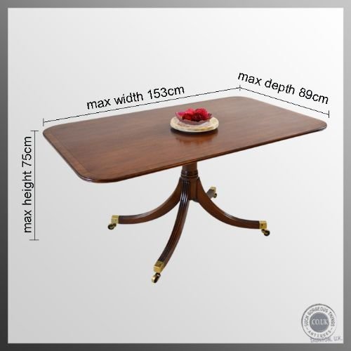 fig 1. Antique Regency Tilt Top Mahogany Loo Dining Breakfast Table c1810