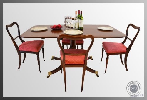 fig 2. Antique Regency Tilt Top Mahogany Loo Dining Breakfast Table c1810