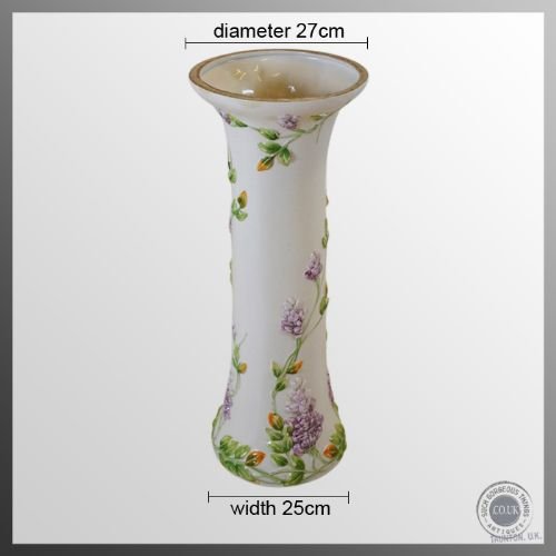 fig 1. Art Deco Period Stick Stand Large China Porcelain Vase c1930