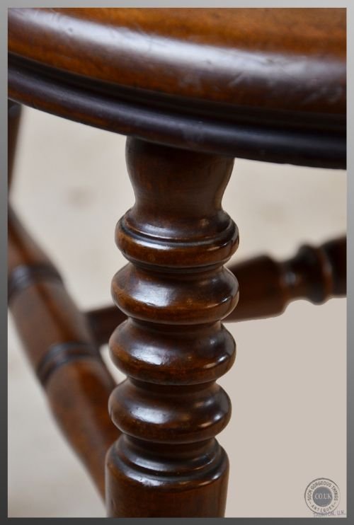 fig 2. Set Four 4 Kitchen Dining Antique Windsor Chairs c1900