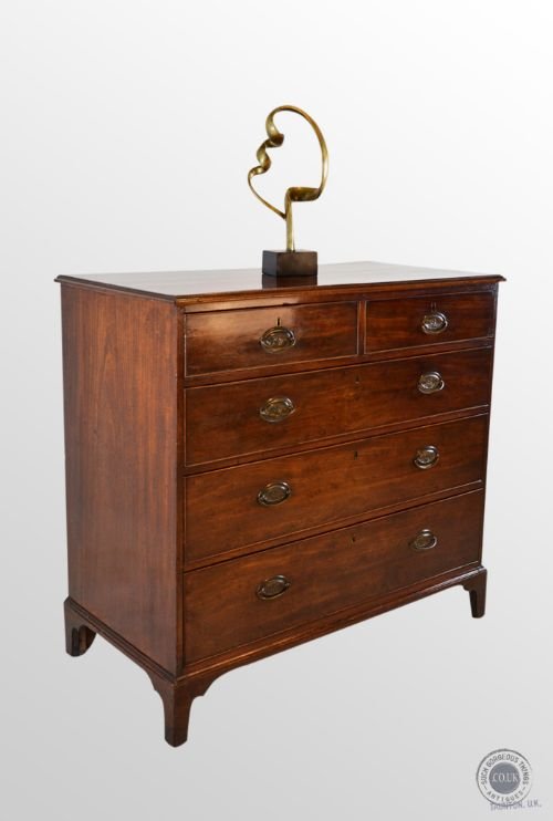 Antique Chest Drawers Tallboy English Georgian Mahogany C1760