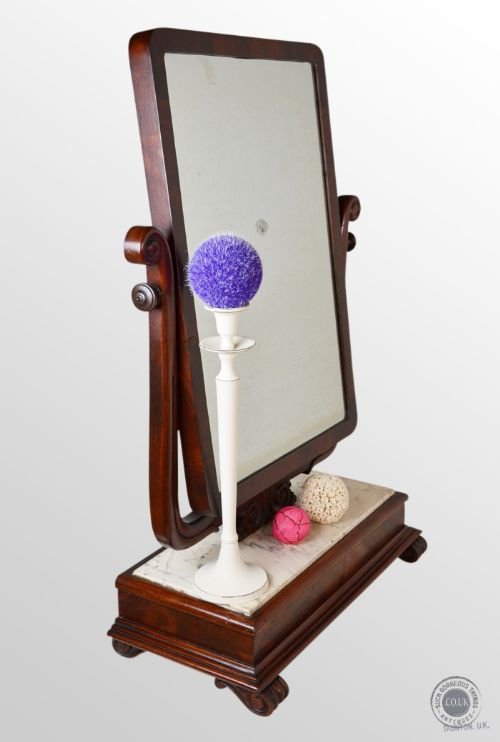 Antique Dressing Vanity Swing Bedroom Cosmetic Toilet Mirror C1850