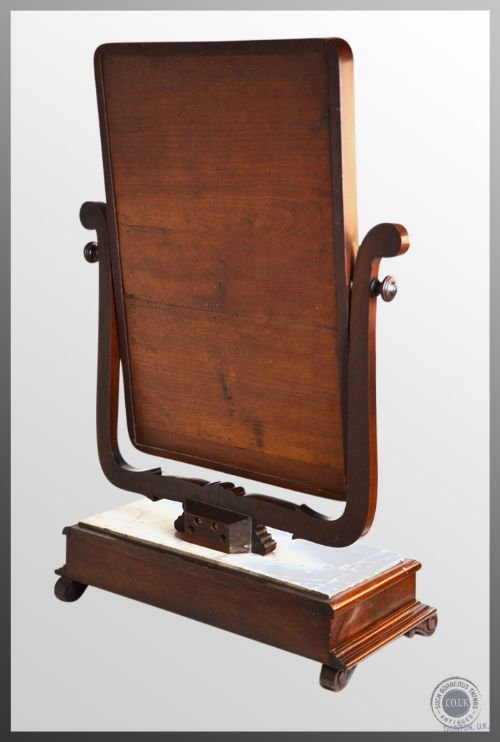 fig 2. Antique Dressing Vanity Swing Bedroom Cosmetic Toilet Mirror c1850
