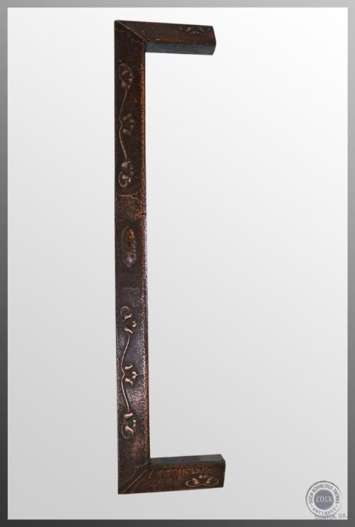 fig 2. Antique Copper Fire Kerb Fender Fireside Hearth Plinth c1850