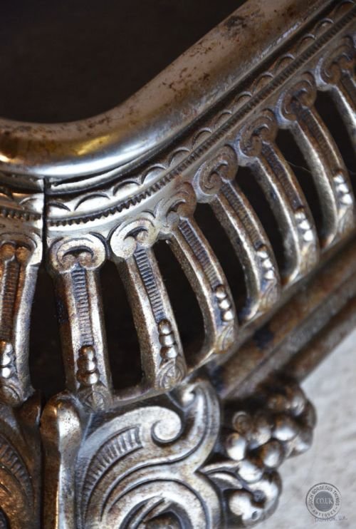 Antique Fire Kerb Fender Fireside Hearth Plinth English Victorian C1850
