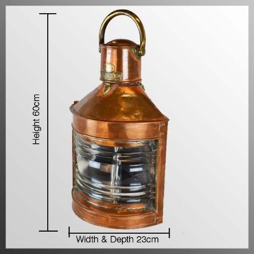 fig 1. Antique Ships Starboard Lamp Henry Wilson & Co White Star Line Liverpool