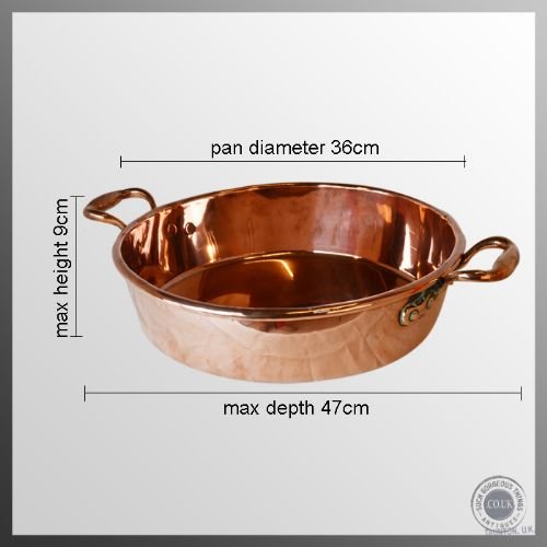 fig 1. Antique Copper Large Pan Jam Kitchen Dairy Georgian English c1800