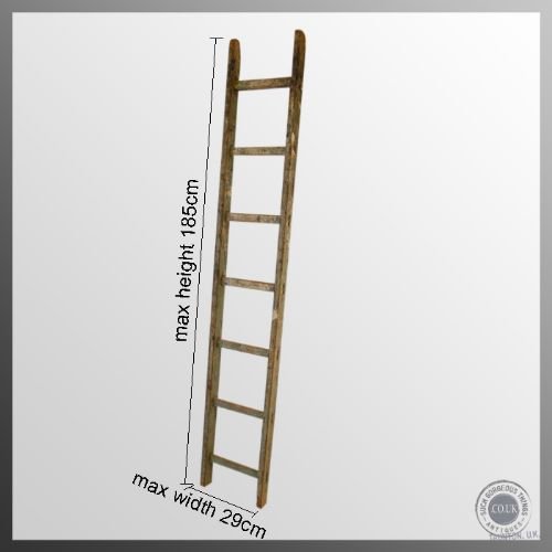 fig 1. Antique Pantry Larder Ladder Steps Victorian c1900