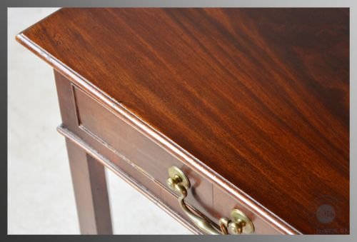 fig 2. Antique Lowboy Console Hall Table Desk Mahogany English Georgian c1800