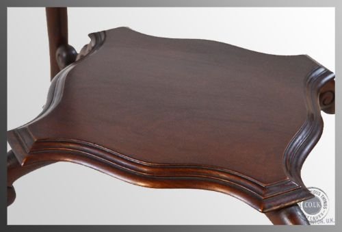 fig 3. Antique Wine Lamp Side Occasional Victorian Mahogany Display Table c1890