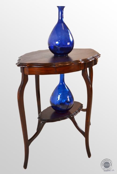 Antique Table Oval Wine Lamp Side Occasional Display Victorian Mahogany C1890
