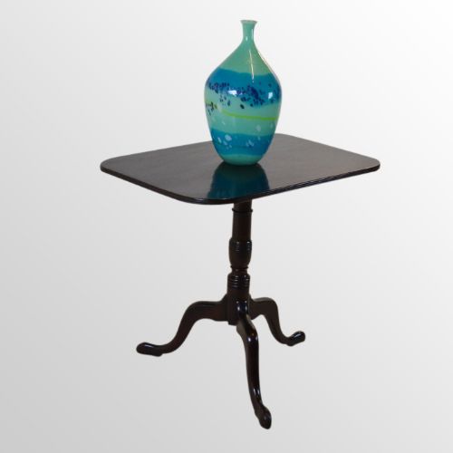 Antique English Georgian Tripod Table Wine Lamp Side Small Tilt Occasional C1800