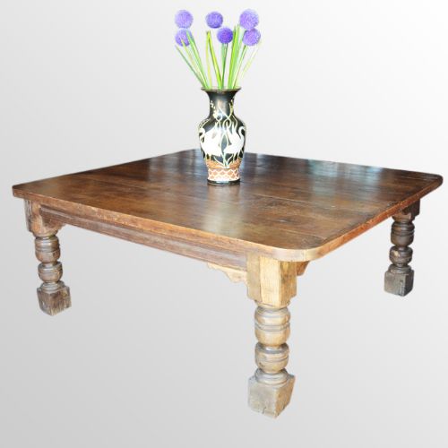 	
Antique Very Large Solid Oak Kitchen Dining Country Table 12 - 14 Seater C1900