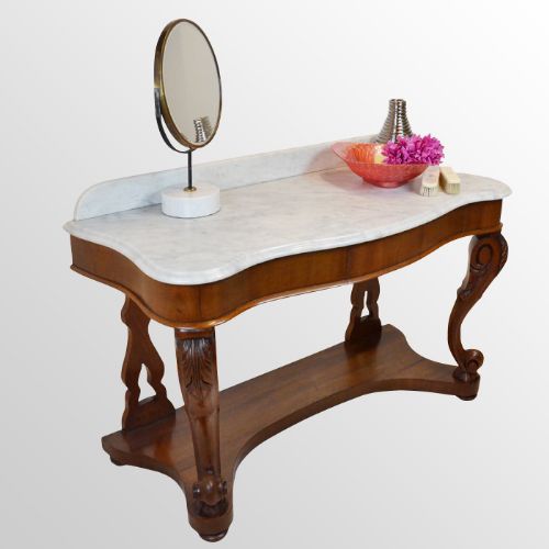 Antique Dressing Table Vanity Wash Stand Victorian Duchess C1850