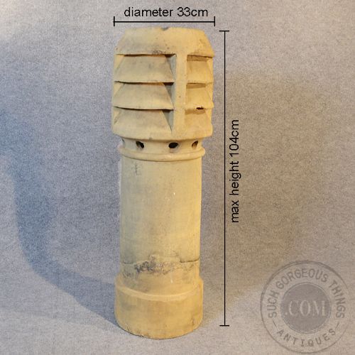 fig 1. Antique Victorian Chimney Pot Large c1900