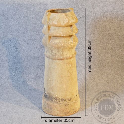 fig 1. Antique Victorian Chimney Pot Large c1900