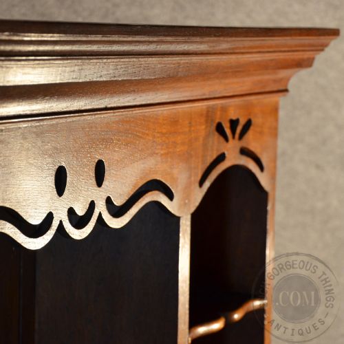 fig 2. Antique Oak Country Dresser Kitchen Welsh Buffet Display Cabinet Inlaid c1800