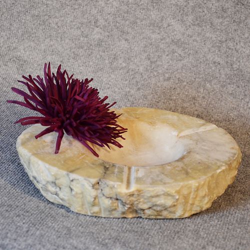 Art Deco Period Vintage Marble Smokers Ashtray C1940
